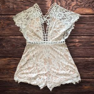 Lace Romper